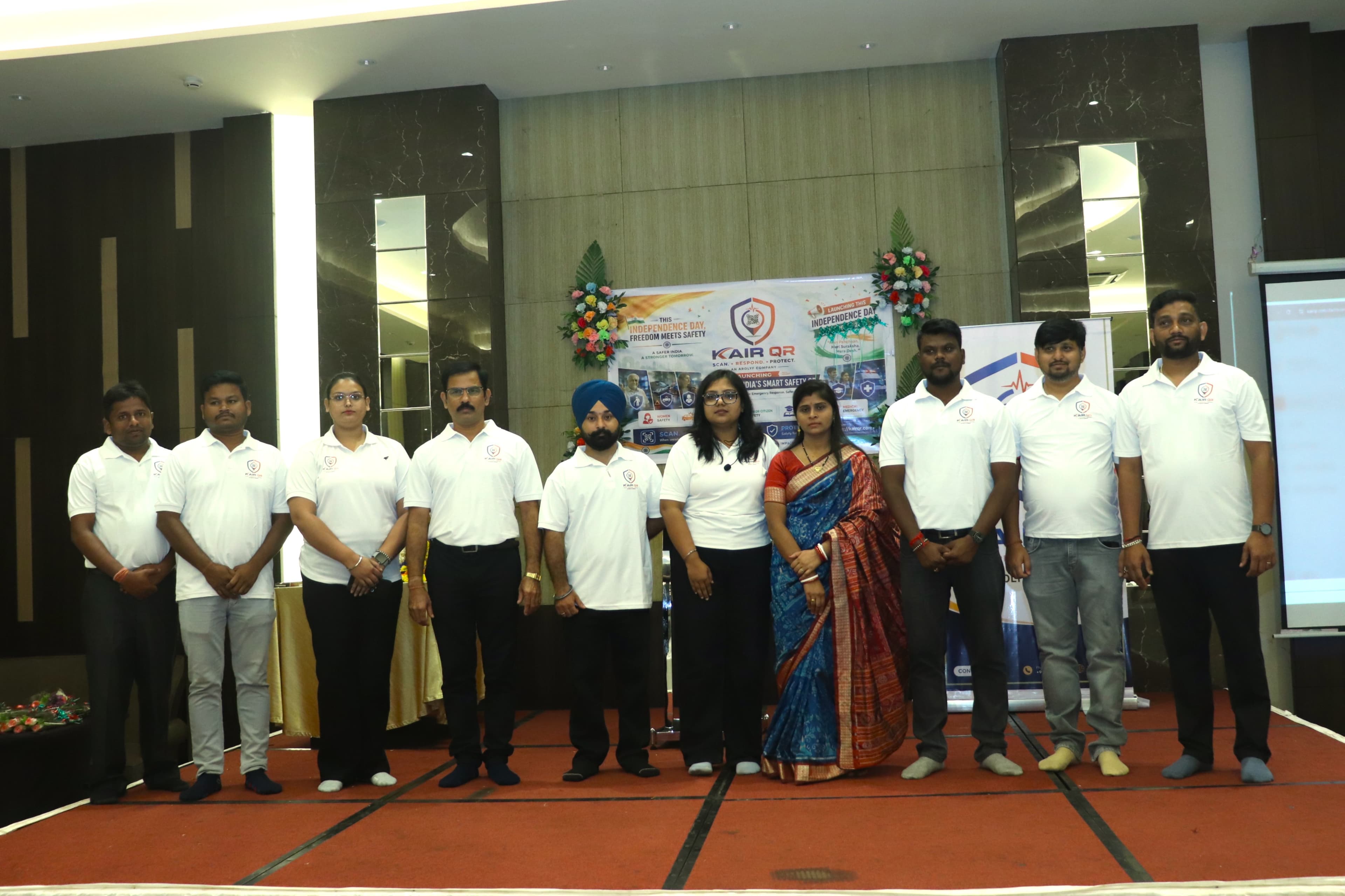 A moment from the KAIR QR launch event