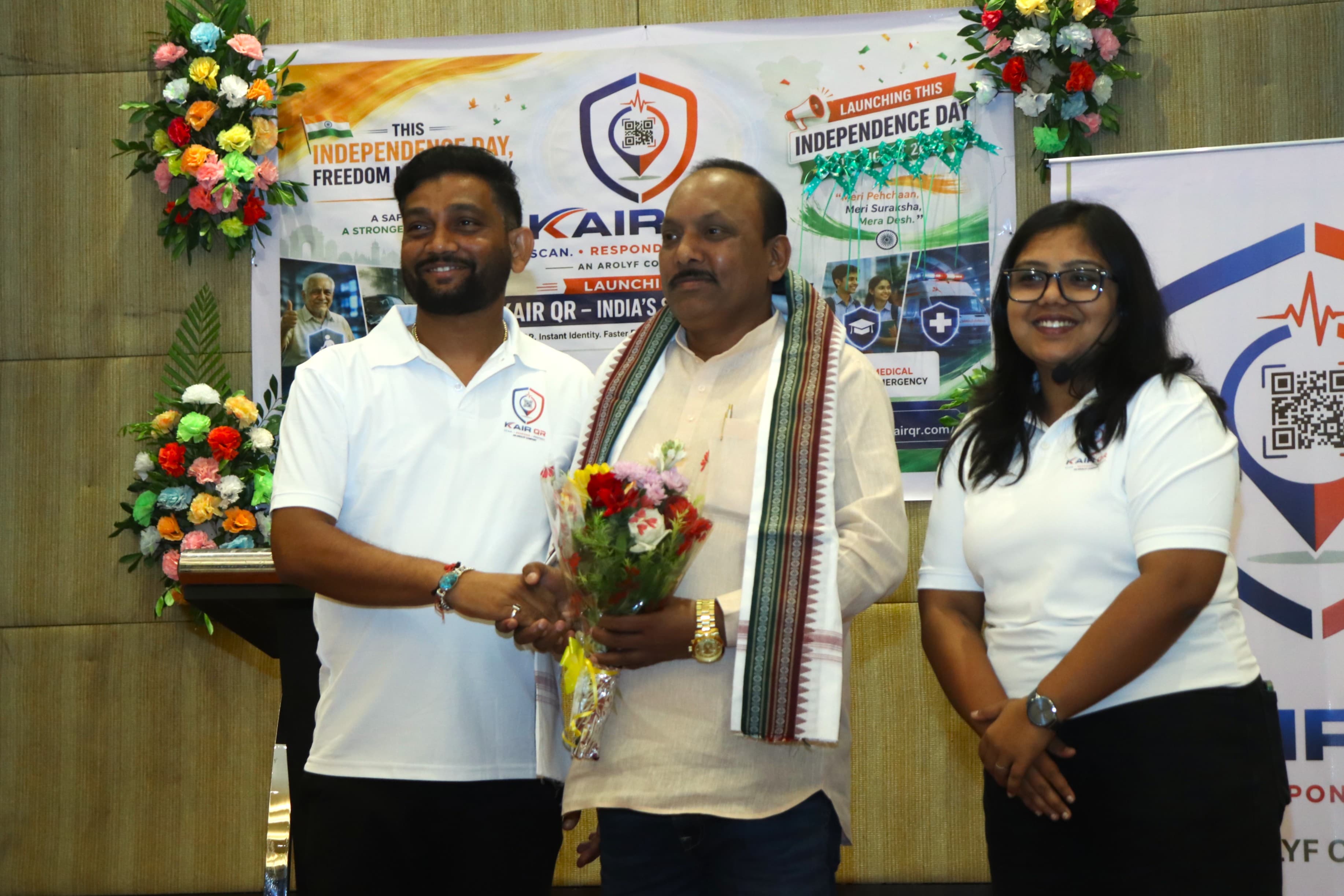 Snapshot from the KAIR QR launch event